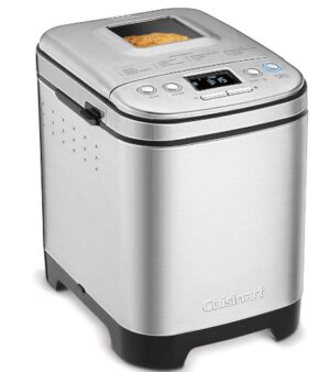 Cuisinart Compact Automatic Bread Maker, 12 Pre-programmed Menu Options, Silver (CBK-110C)