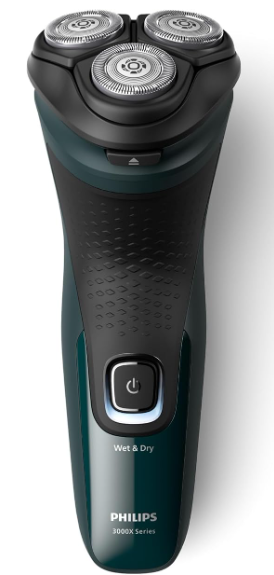 Philips Electric Shaver Series 3000X, Wet & Dry with Self-Sharpening Blades