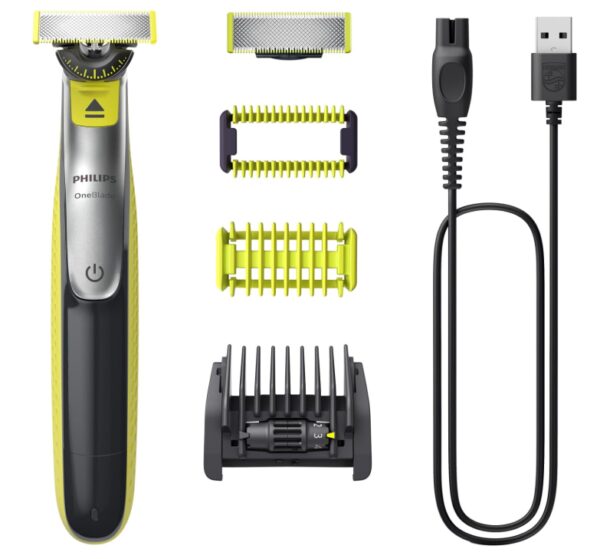 Philips OneBlade 360 Face & Body, Wet & Dry, Trim, Edge & Shave with the 5-in-1 Adjustable Comb and Body Comb, QP2834/20