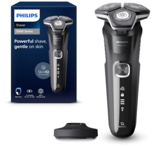 Philips Electric Shaver Series 5000, Wet & Dry with Charging Stand